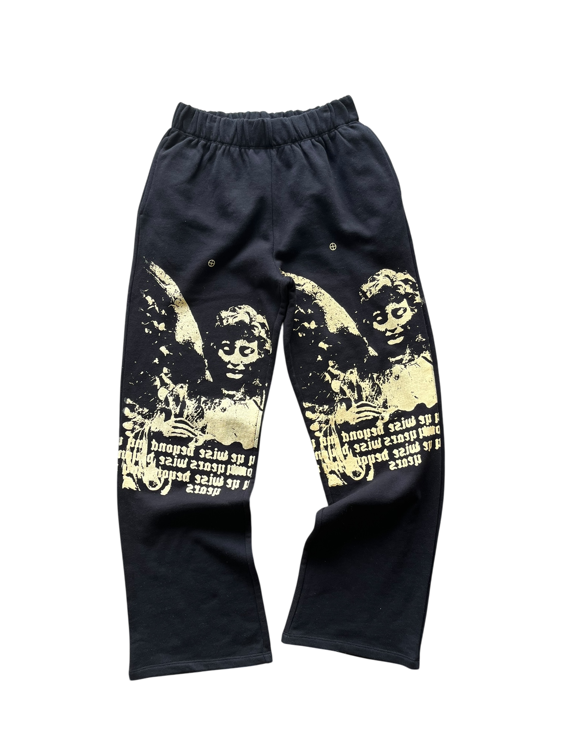 Black Double Knee Sweatpant