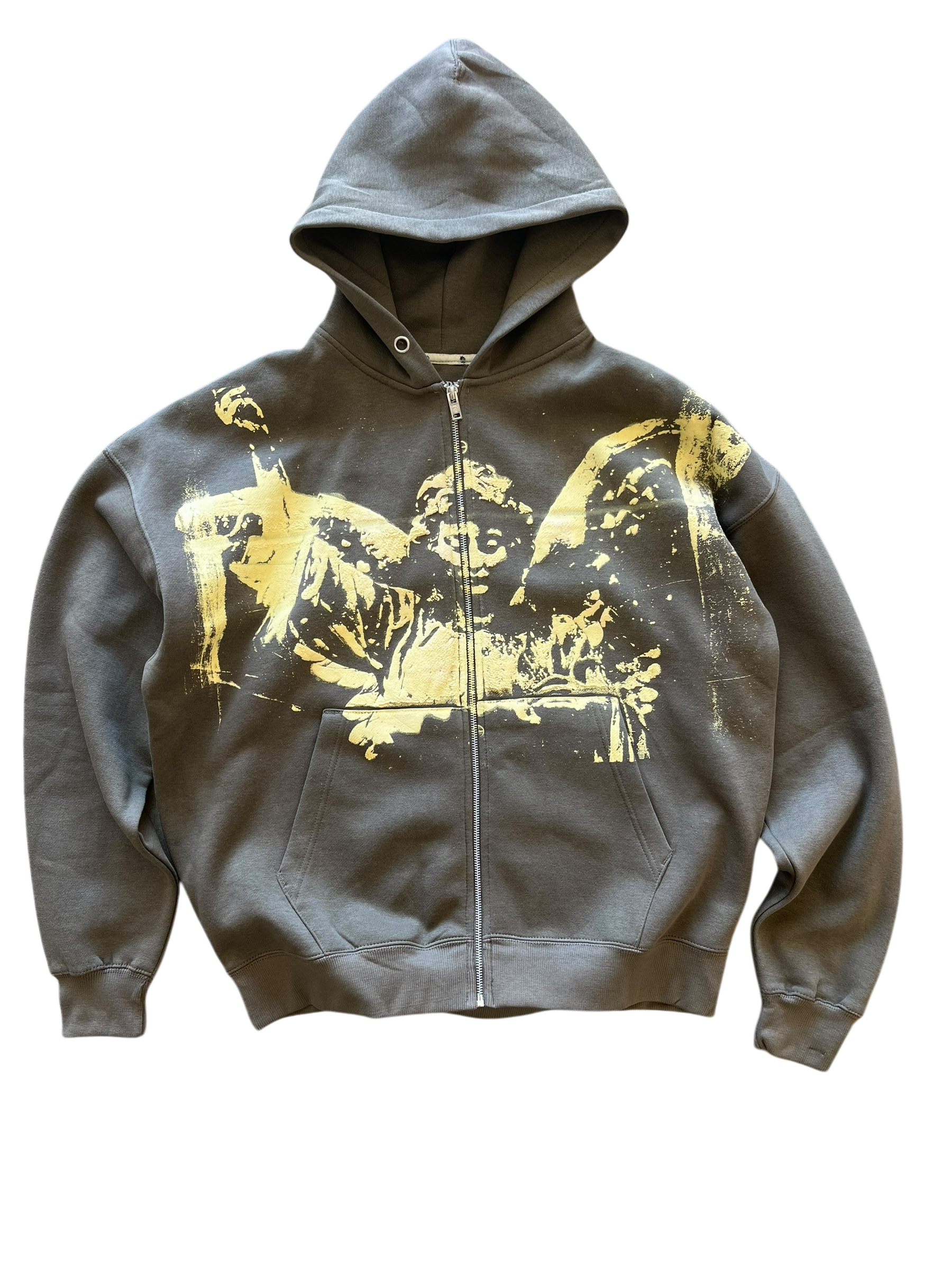 Rusted Army Green Zip - XL
