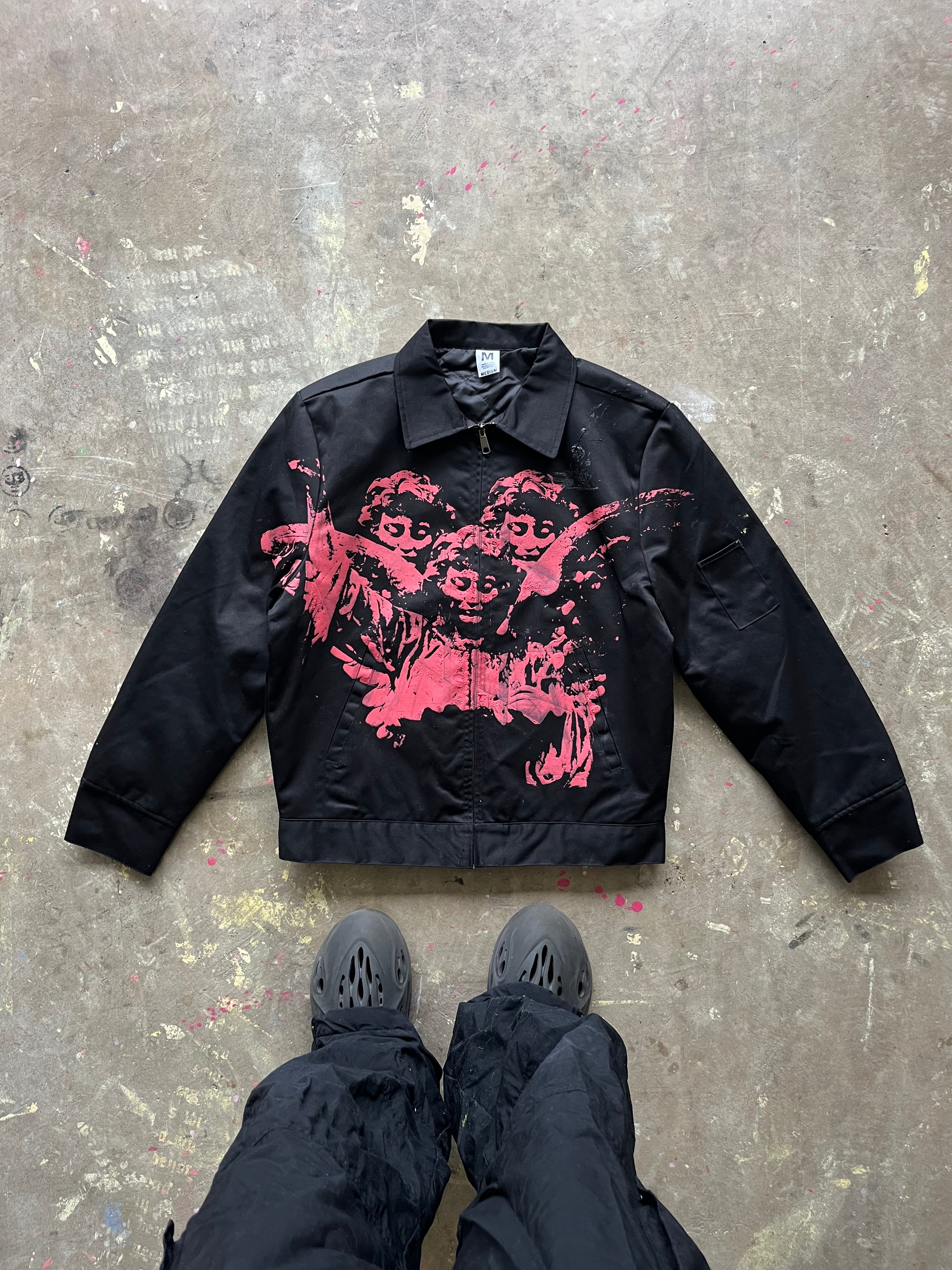 Black/Pink Work Jacket