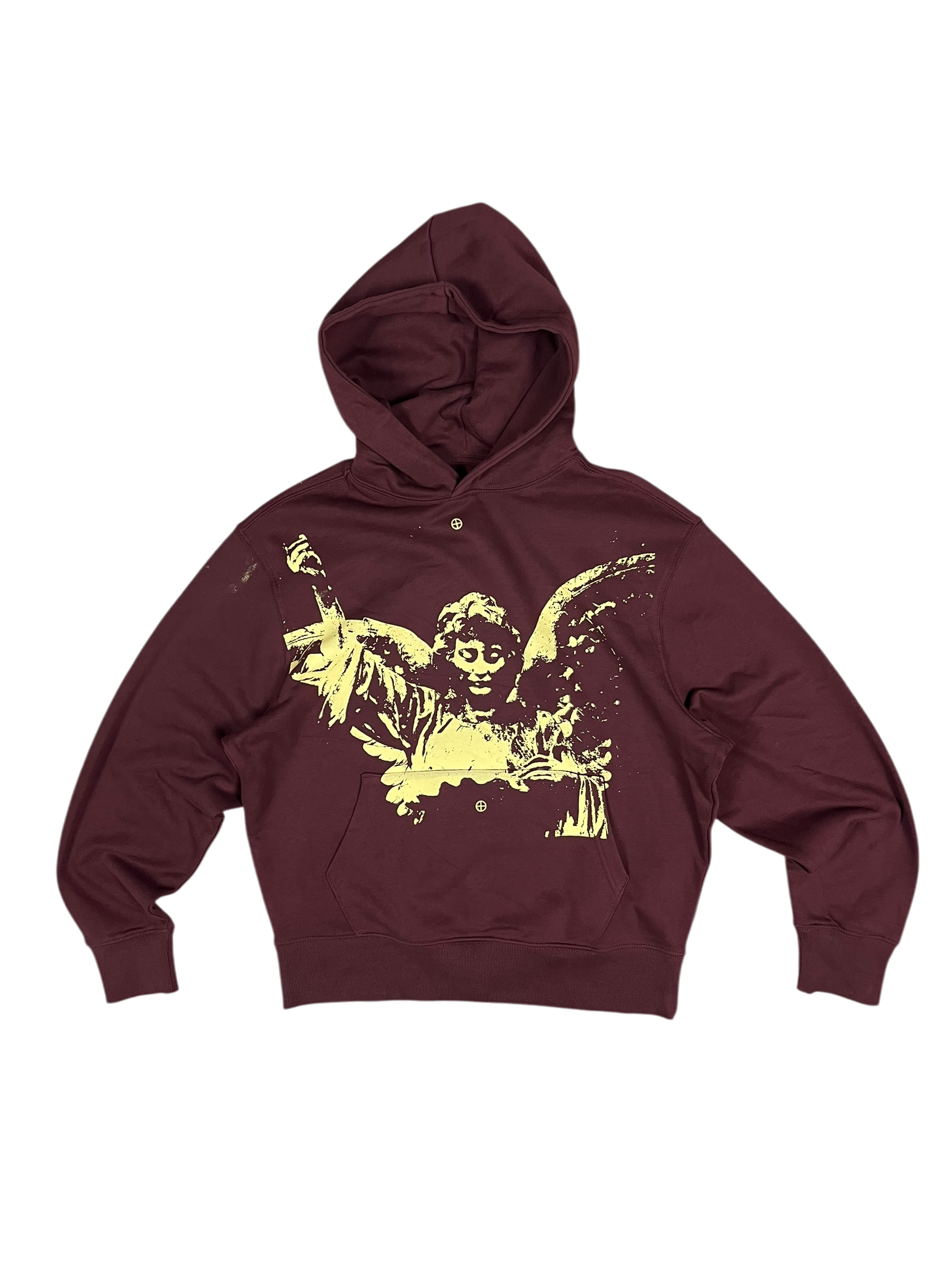 Maroon’ Angel Hoodie - Medium