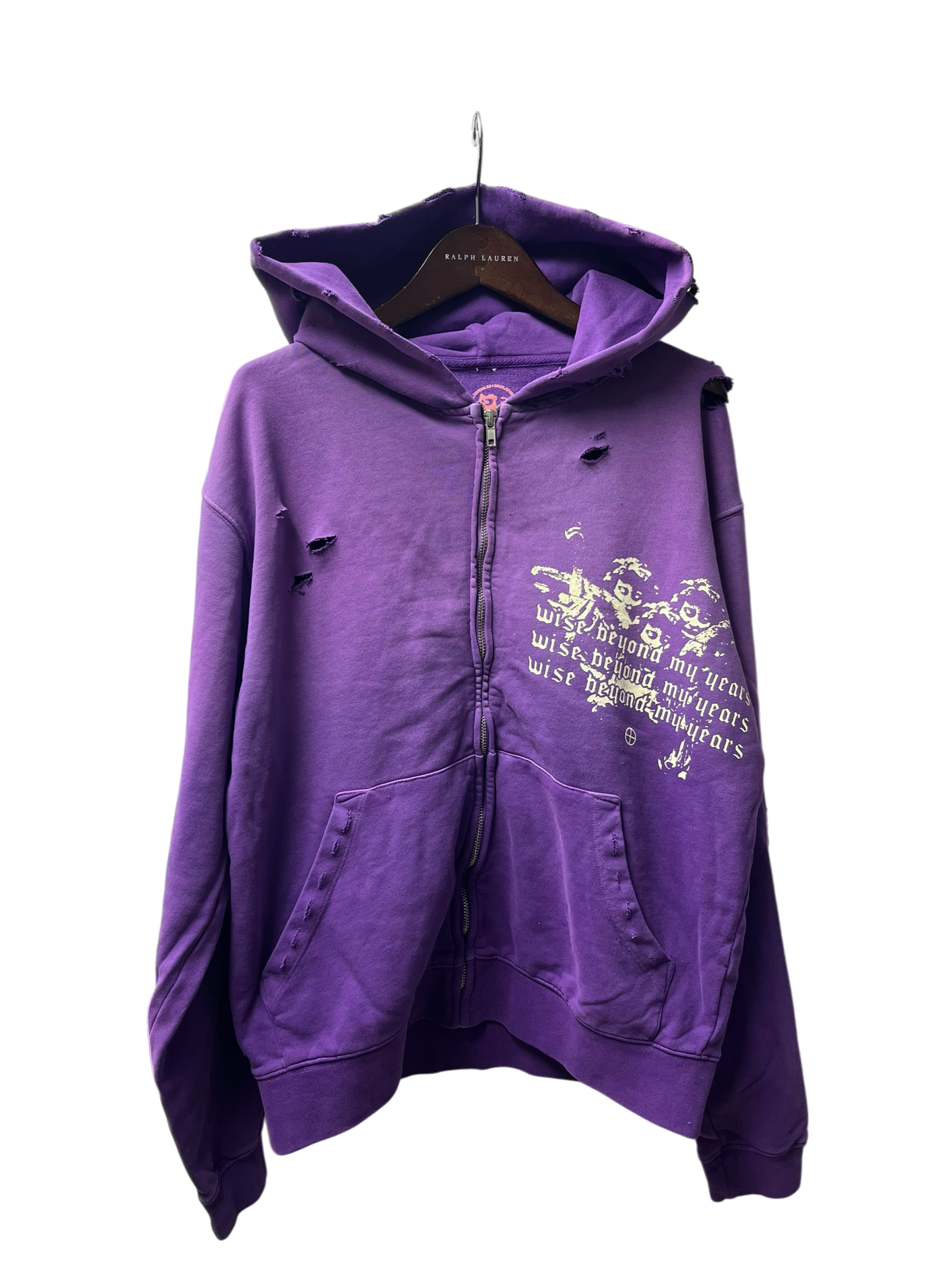 Violet Purple Zip (size small)