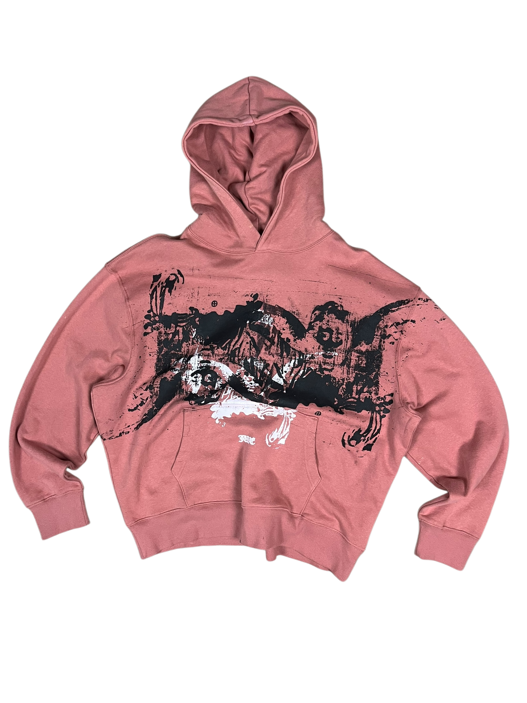 Watermelon’ Black Ink Hoodie - 2XL