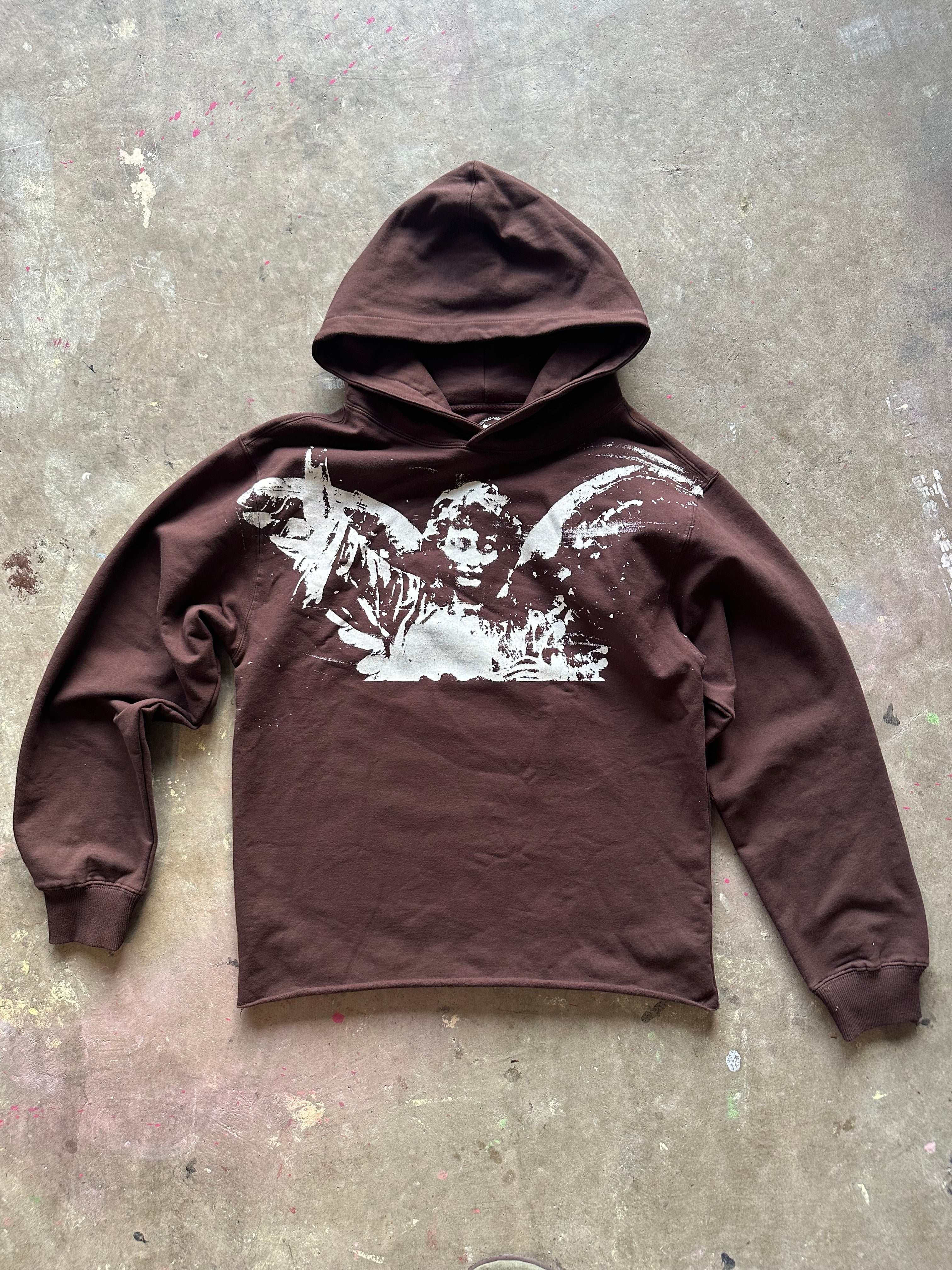 Brown Cropped Hoodie (S)